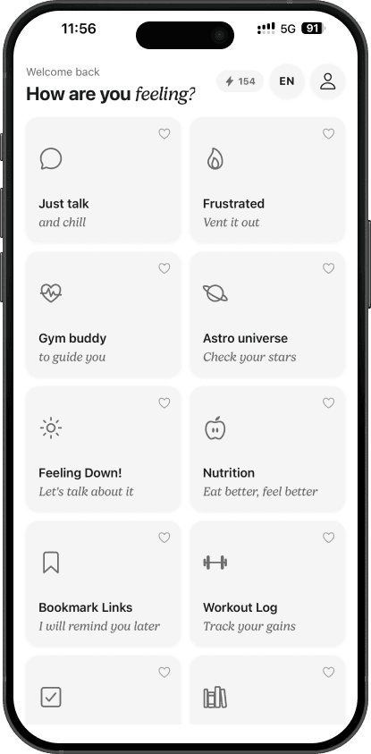 Bluto app on mobile